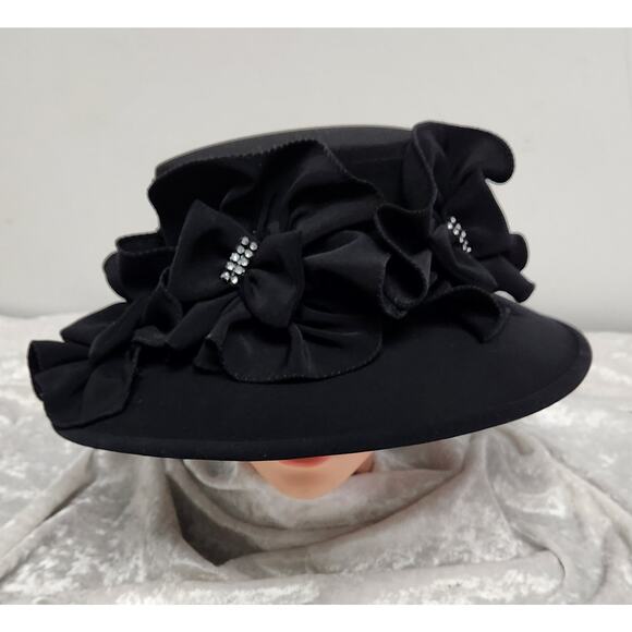 Perche Couture Black Womens Hat main image 10